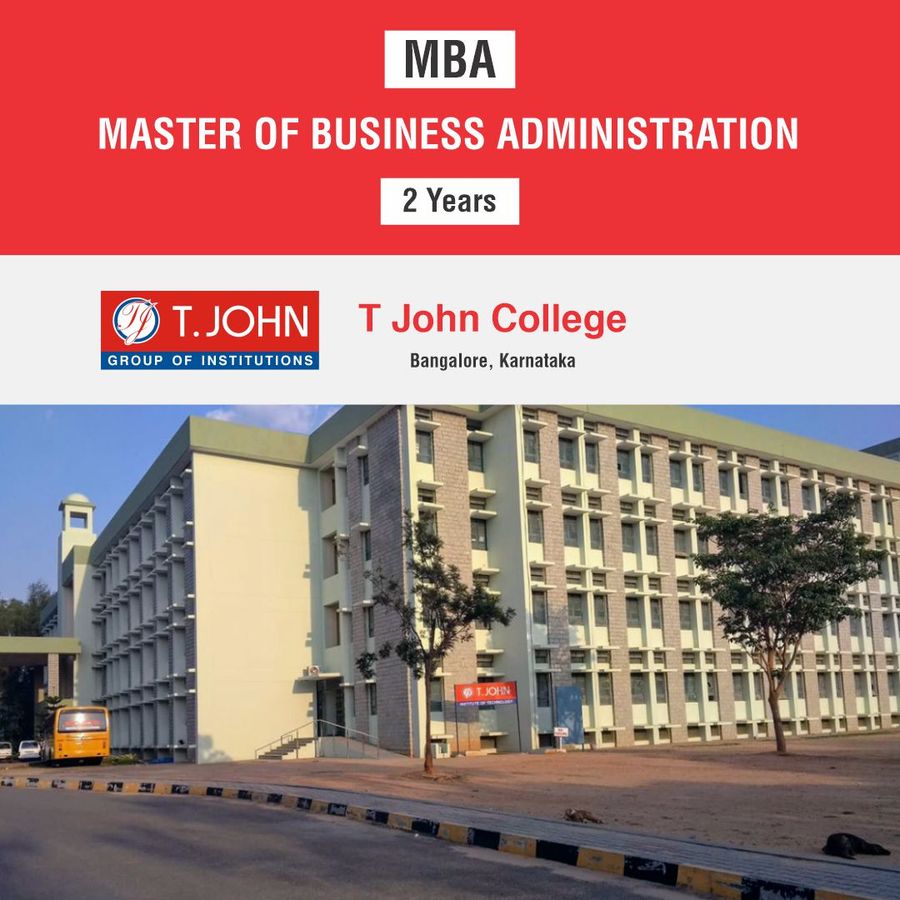 Master of Business Administration [MBA] at T John College, Bengaluru/Bangalore